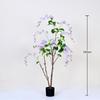 Nordic Style Faux Jasmine Indoor Decoration - Artificial Green Potted Plant Display