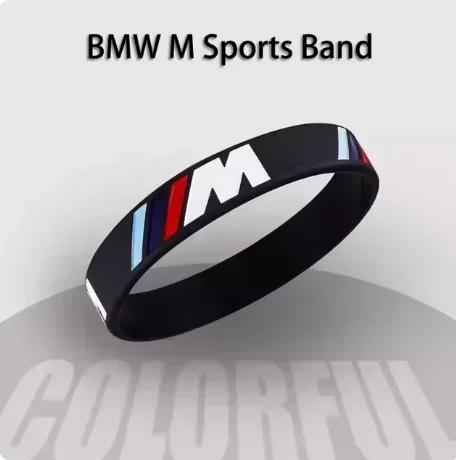 BBYX8 New 2025 M Power Silicone Rubber Wristband Flexible Bracelet Sports Bangle For BMW X1 X2 X3 X5 X4 X6 X7 G30 G20 G32 G11 G12 F40