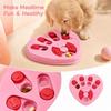 Dog Puzzle Feeder Toy and Slow Feeder Training Bowl for Dogs, Heart Shaped Interactive Dog Bowl