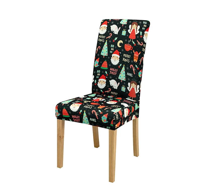Christmas Chair Cover Seat Protector Cheap Chair Covers For Holiday Party Dining Room Kitchen Hotel Living Room Chair Cover 1 PC
