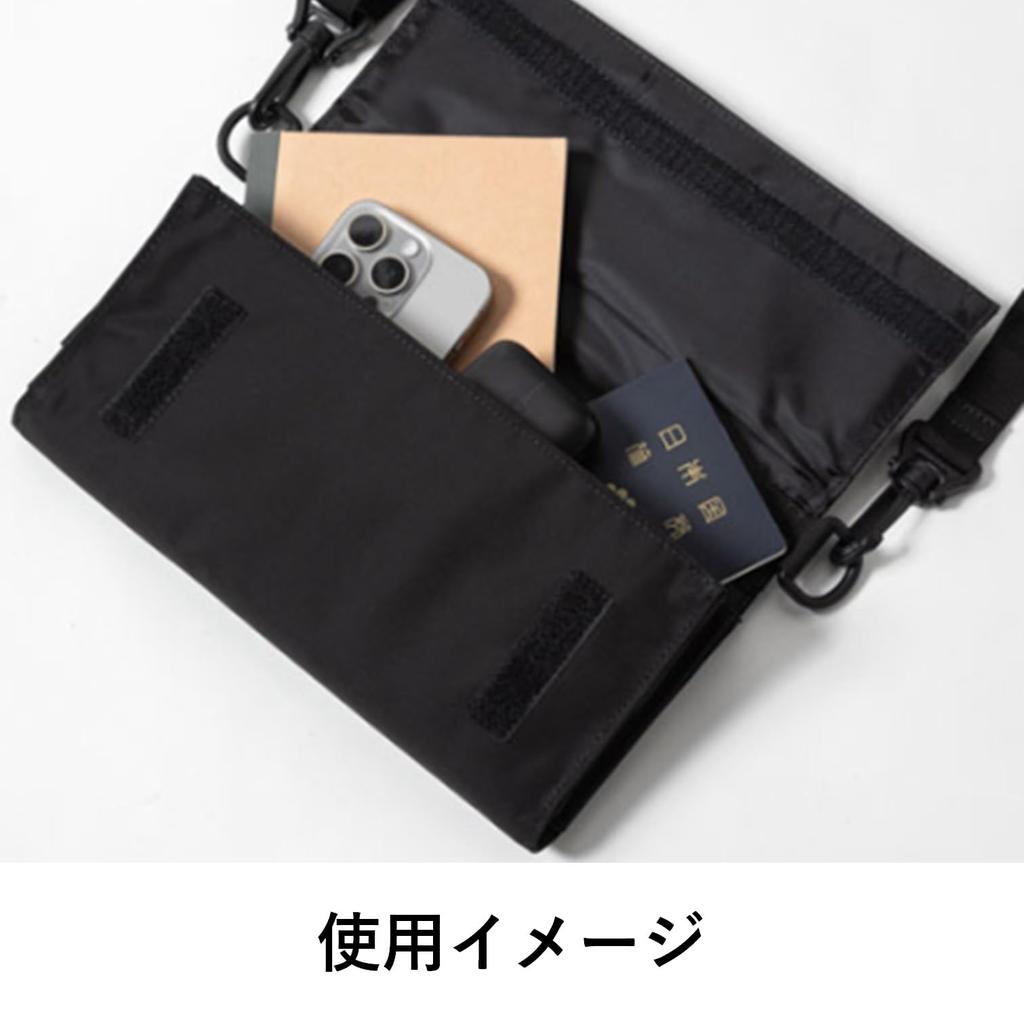 [Макиавеллистский] Наплечная сумка SMALL GOODS UNIT MINI SHOULDER BAG ЧЕРНЫЙ (019)