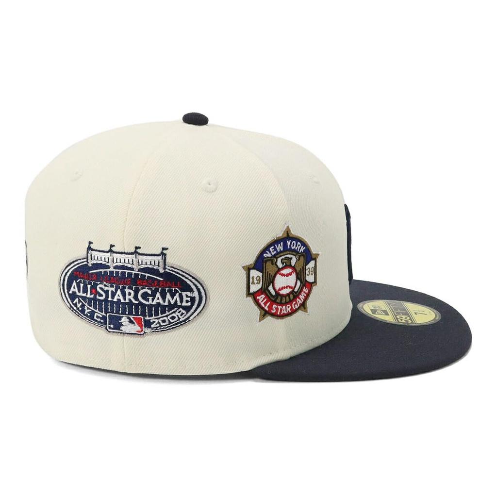 New Era Кепка Newera 59FIFTY 14335311 NER34C6620 MLB New York Yankees NY Белая по всей поверхности Под козырьком Специальный заказ ONSPOTZ Кепка Gokyu Fifty 5950 Прямая