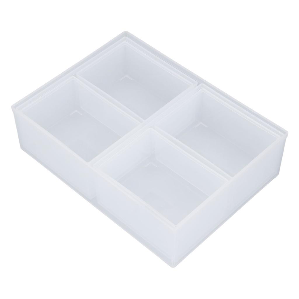 Пластиковый органайзер, складной прозрачный многофункциональный контейнер для хранения ювелирных изделий