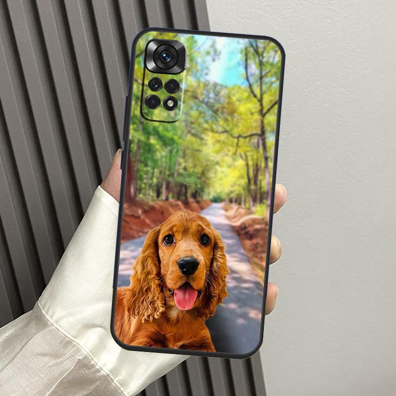 Чехол для телефона Xiaomi Redmi Note 10 11 12 Pro 8 9 Note 11S 10S Redmi 12C 9C 10A 10C с рисунком собаки Кокер-спаниель