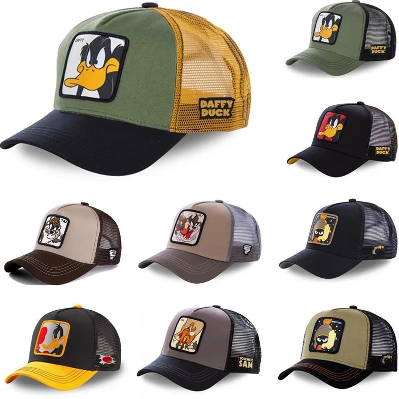 High Quality Anime Cartoon Snapback Cotton Baseball Cap Men Women Hip Hop Dad Mesh Hat Trucker Hat