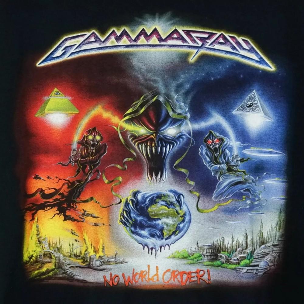 Футболка Gamma Ray 2001 с коротким рукавом, хлопок, черная, мужская, все размеры от S до 5XL, BO1288, унисекс