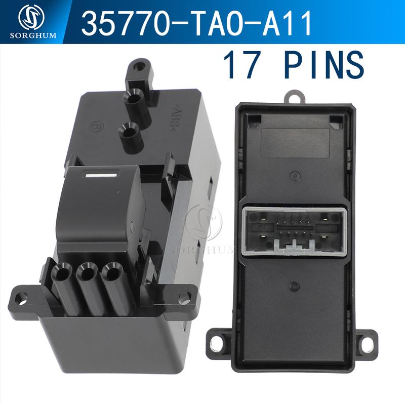 SORGHUM 35750-TB0-H01 35760-TBO-H01 35770-TAO-A11 Front Left Rear Window Switch Button For Honda Accord 2008 2011 CR 2014 2018