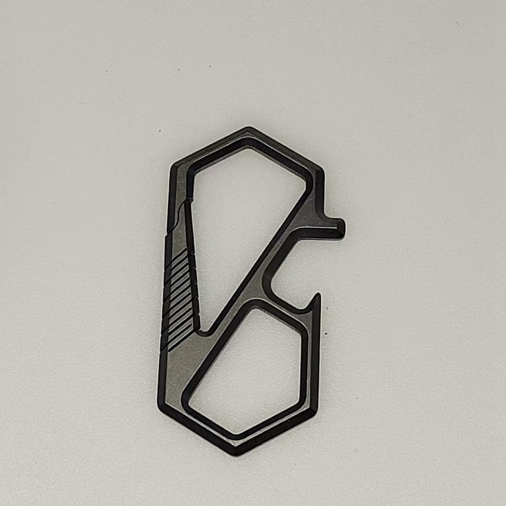 Пряжки для ключей EDC из титанового сплава, суперлегкая открывалка для бутылок, новые брелки, подвеска, инструмент для отдыха на природе