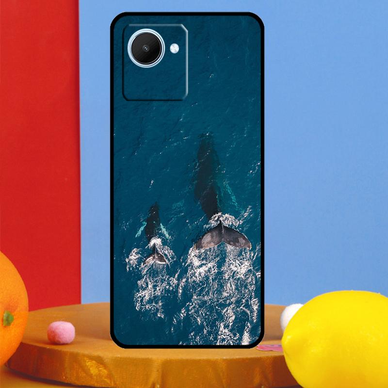 Чехол для Realme 15 Pro 13 12 11 10 14 Pro Plus C65 C67 C63 C61 C55 C51 C53 C35 C75 GT6 GT7 с изображением китовой акулы, плавающей в океане