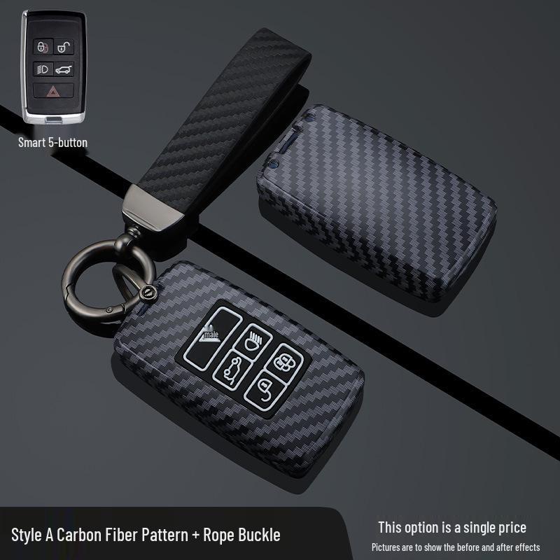Чехлы для ключей, совместимые с Land Rover Discovery Sport, Range Rover Evoque, Velar, Freelander, Defender и Jaguar.