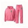 Mens Casual Hooded Sweatshirt Set With Matching Pants Sporty Streetwear Outfit Lightweight Comfortable