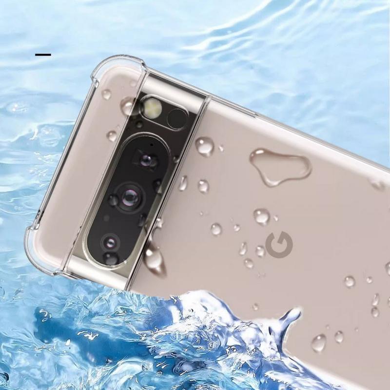 Прозрачный чехол для Google Pixel 6 7 8 9 Pro Xl 6a 7a 8a ударопрочный мягкий TPU тонкий чехол для телефона с защитой от падений