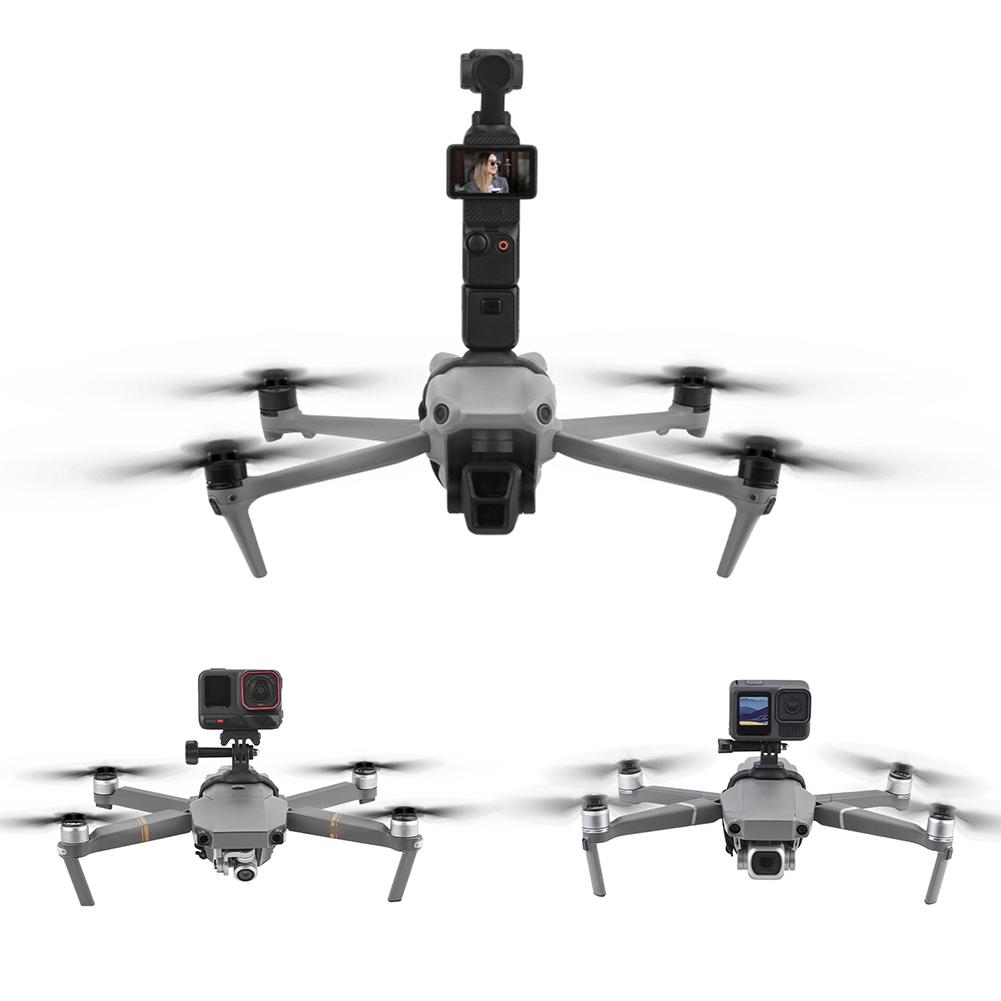 Top Extension Camera Bracket Multi-Function Camera Fill Light Top Bracket Camera Top Mount Holder for DJI Air 2/3S Mavic 2/3Pro