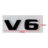 3D ABS Chrome Black Car Trunk Letters For Mercedes Benz Logo Emblem Sticker W204 C280 ML SLK 320 Viano Vito V6 Auto Accessories