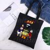 Anime Peripheral Japan's Anime Ramen Righteous Ardour Shopping Bag Women Canvas Tote Bags Eco Bag Shopper Shoulder Bags Black