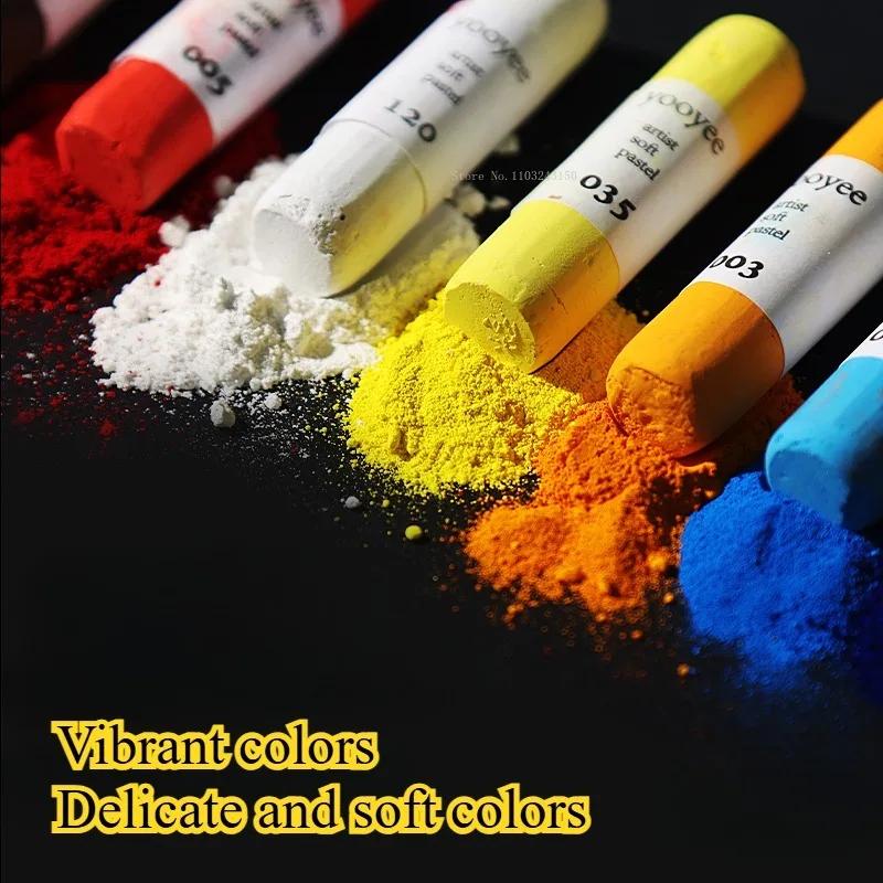 36/72Color Set Artist Grade Soft Color Chalk Pure Hand-kneaded Pastel Stick Artist Figure/landscape Painting Creation Art Crayon