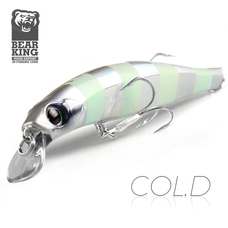 BEARKING 10,5 см 16 г 8 см 8,5 г хорошие рыболовные снасти блестящие тонущие приманки Minnow Crank система с фиксированным весом воблер приманка Isca искусственная