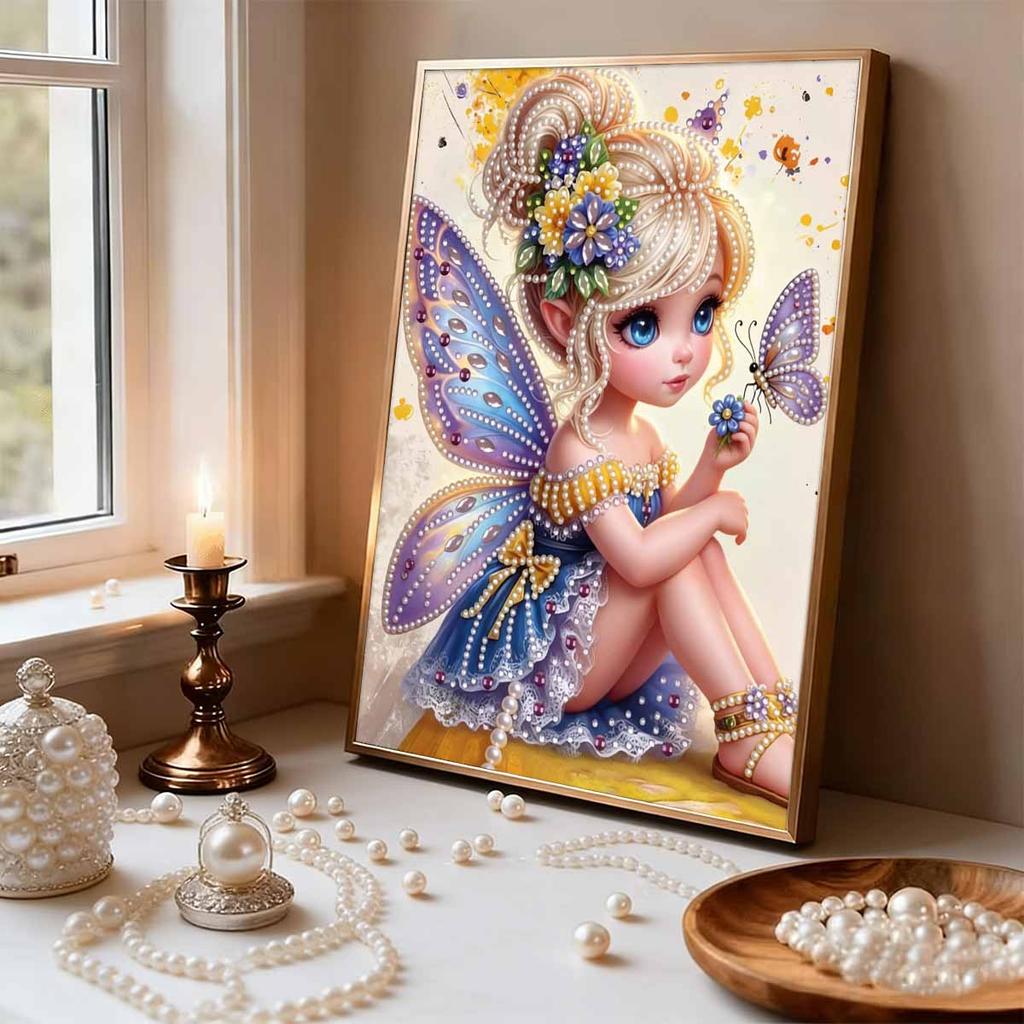 Disney Сказочное DIY-искусство из искусственного жемчугаЭто ручная работа, которую можно использовать для украшения стен, и она подходит как для дома, так и для офиса.