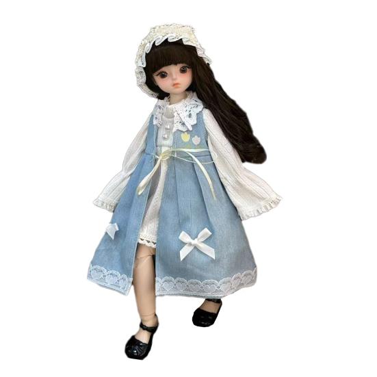 30 см Шарнирная кукла и одежда Подвижная кукла с подвижными суставами Мягкая тканевая одежда Коллекционная фигурка для детей и взрослых