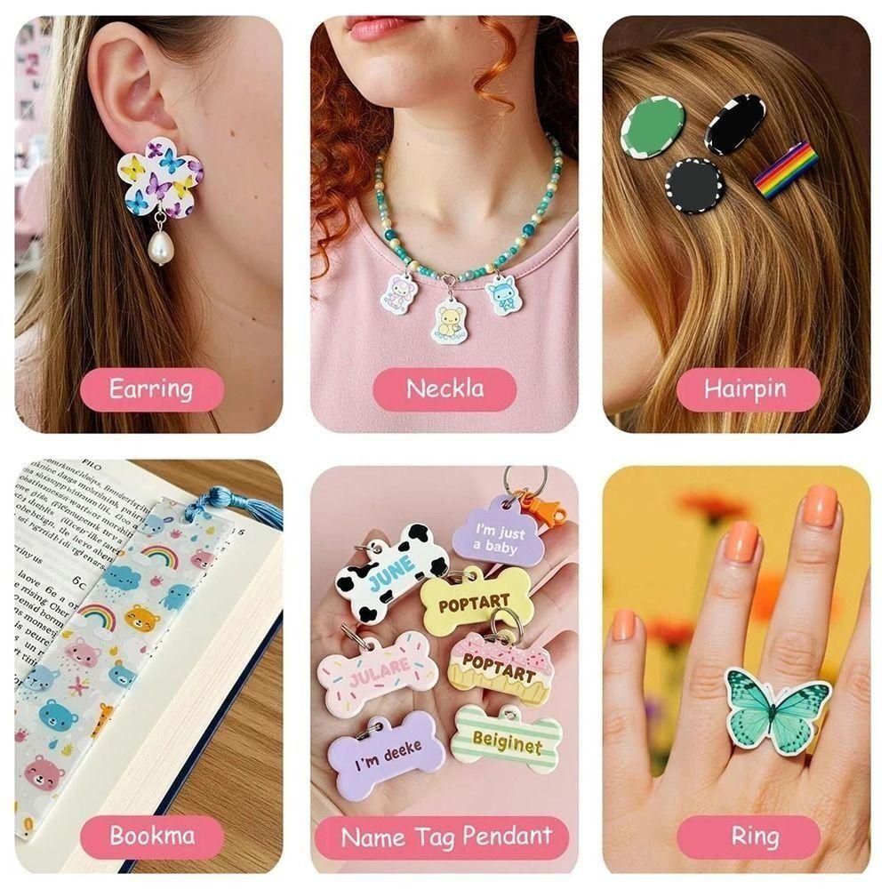 3/5/10 шт. Матовые листы термоусадочного пластика для изготовления принадлежностей ручной работы, для украшения вечеринки