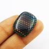 Lab-Created Opal Loose Gemstone Boulder Doublet Cushion Cut 16.40 ct for Jewelry Making and Crafts