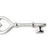 Tiffany & Co - Key Heart keyNecklace K18WG/diamond Array