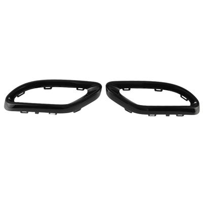 Черные глянцевые накладки на наконечники выхлопных труб Замена для A B C E GLC-класса W177 W247 W205 W213 X253 C257 Накладка на наконечник выхлопной трубы