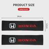 Suede Car Safety Belts Shoulder Protection For Honda Civci FIT CRV Accord Jazz HRV Dio Stepwgn Prelude Odyssey City CRX Pilot