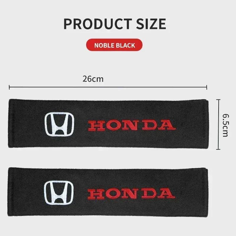 Suede Car Safety Belts Shoulder Protection For Honda Civci FIT CRV Accord Jazz HRV Dio Stepwgn Prelude Odyssey City CRX Pilot