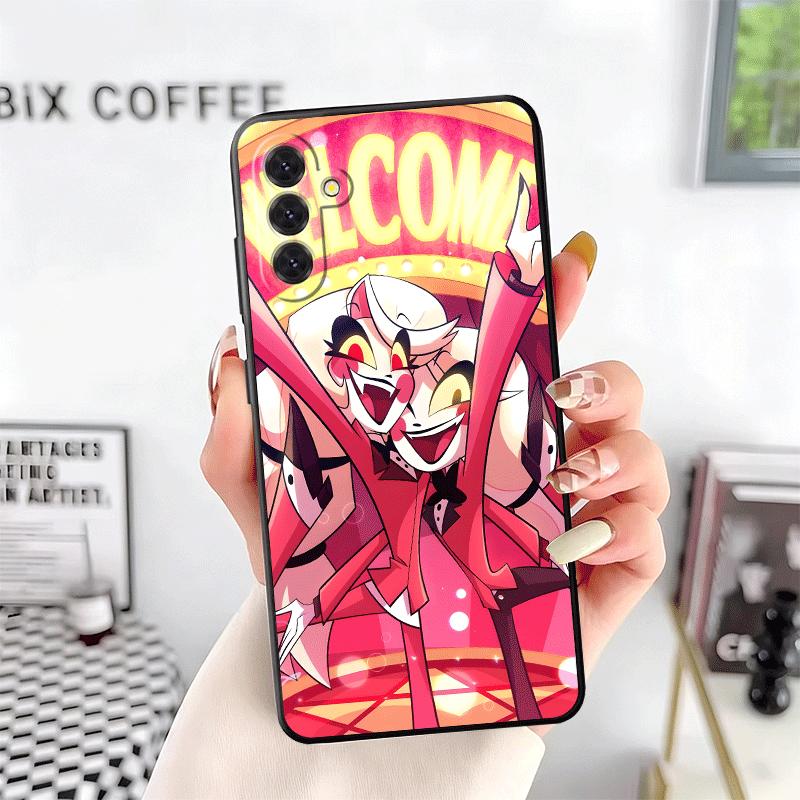 Мягкий чехол для телефона Hazbin Hotel Anime для Samsung A17 A37 A57 A16 A26 A36 A56 A15 A25 A35 A55 A14 A24 A34 A54 A13 A23 A33 A53 A52 A