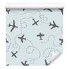Airplane Wallpaper with Patterns for Living Room and Bedroom 50x1000