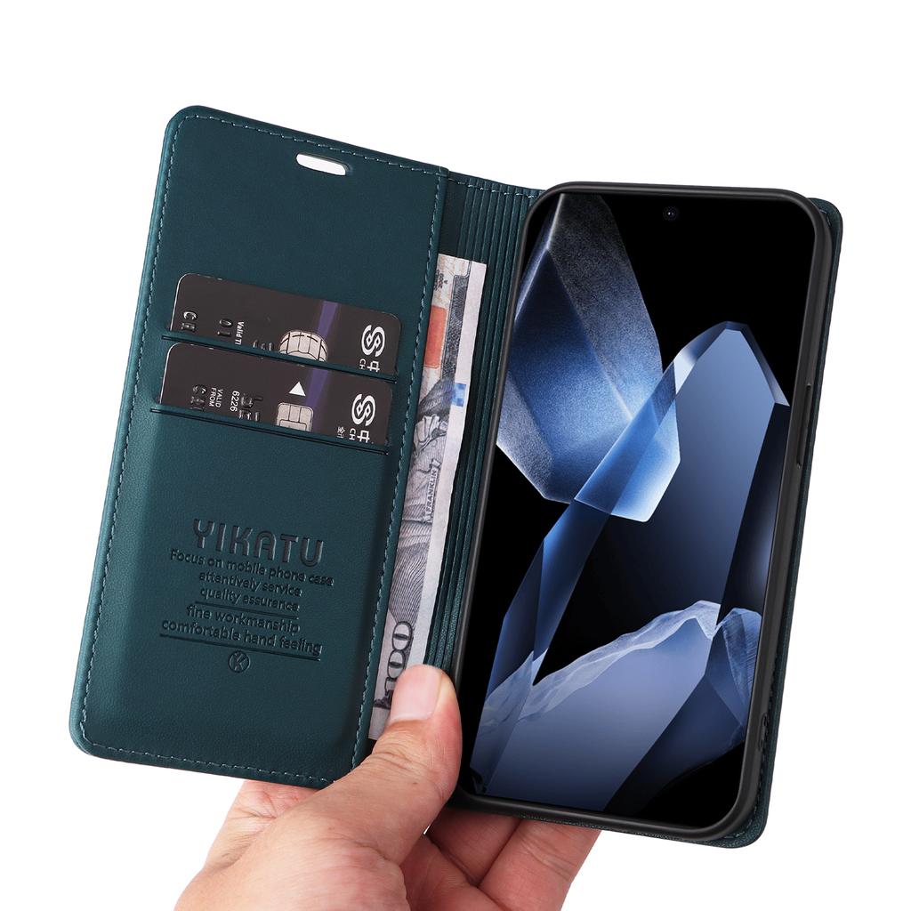 Для OnePlus 13 чехол-кошелек YIKATU YK-001 чехол для телефона из искусственной кожи с подставкой