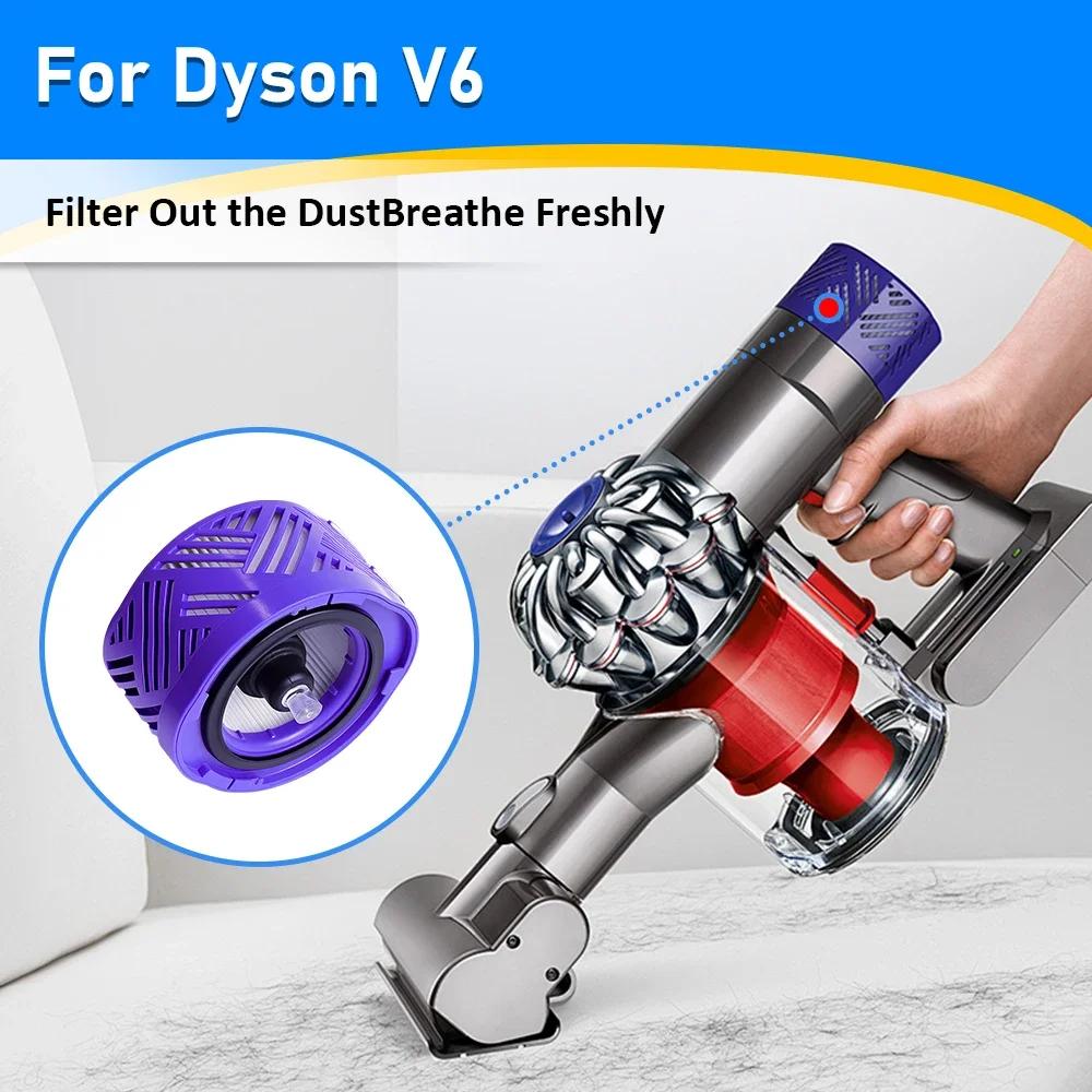 Задняя крышка двигателя и фильтр для пылесоса Dyson V6 DC58 DC59 DC61 DC62 DC74 Запасные части для замены крышки двигателя