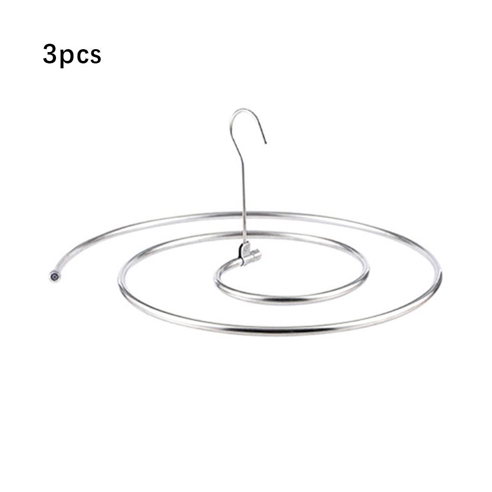 Круглая спиральная вешалка для одеял, вешалка для домашнего хранения, вращающаяся сушилка, экономит место, нержавеющая сталь