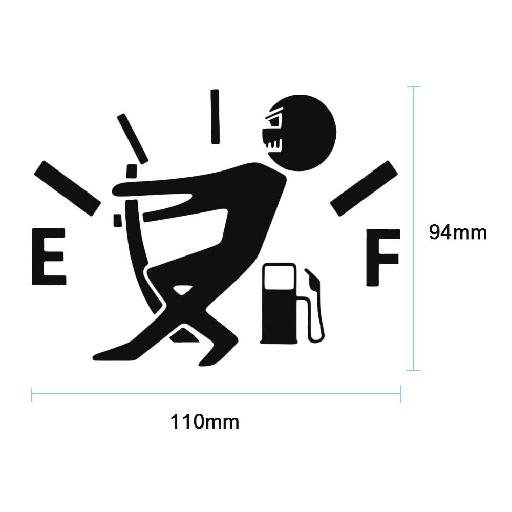Забавная наклейка на автомобиль Pull Fuel Tank Pointer Decal для Toyota Prado 120 Land Cruiser C-HR Yaris Auris Hilux Corolla Camry RAV4