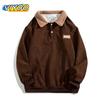 Мужские и женские рубашки поло Y2K Plus из бархата и вельвета, свитера, качественные зимние пуховики для мужчин, корейская осенняя одежда, толстовки