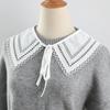 Female Summer Solid Color Shirt Detachable Collar for Women Neck Wear Fake Collar Small Shawl Autumn Sweater Shoulder Wraps