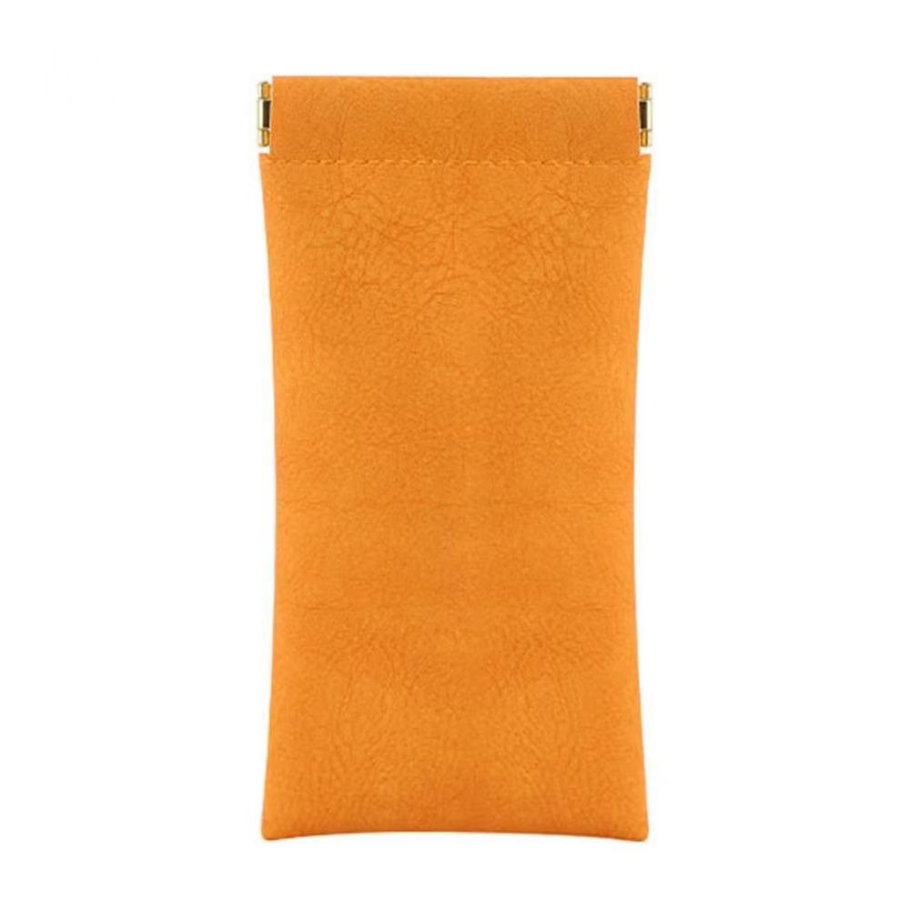 New Cortex Texture Glasses Storage Bag Shrapnel Mouth Automatic Closed Glasses Bag 18×9cm Glasses Case