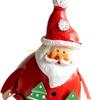 92MF Resin Iron Christmas Hanging Decorations Santa Reindeer For Indoor Holiday Display Dangling Santa Pendant