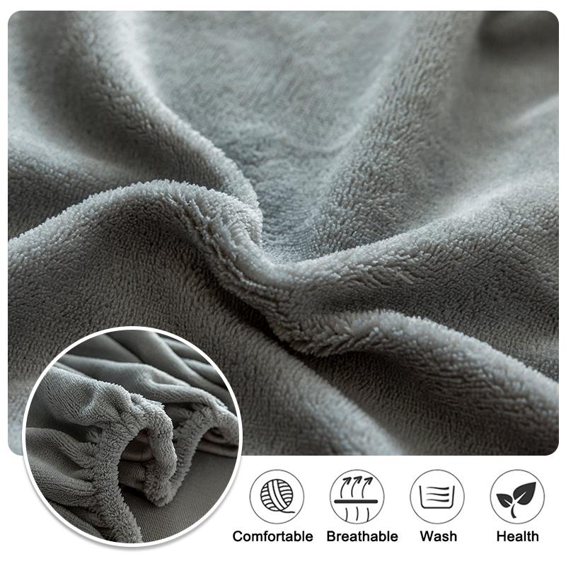 Осенне-зимняя теплая простыня на резинке из фланели, мягкая и удобная, простыни для двуспальной кровати, утолщенный коралловый флис, чехол для матраса, плюшевая простыня