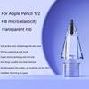 Наконечники для Apple Pencil Pro 1/2 поколения, сменные наконечники 'Кристалл-бриллиант' 4B 2B HB для iPad Pencil 2 1, износостойкие наконечники для стилуса
