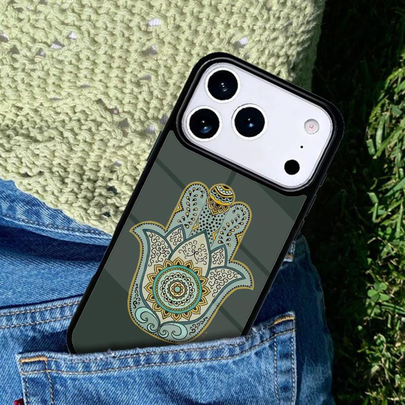 Hamsa Hand of Fatima Custom phone case cover Compatible with for IPhone 17air 16e 15 14 13 12 11Pro Max 17 Air