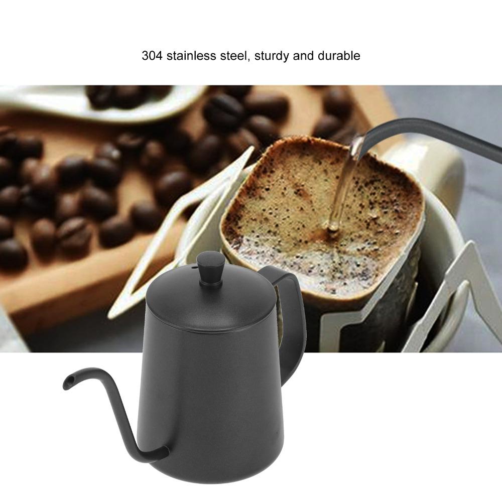 Narrow Drip Spout Gooseneck Kettle 350ml Capacity Tea Kettle Long Spout Kettle Home Brewing
