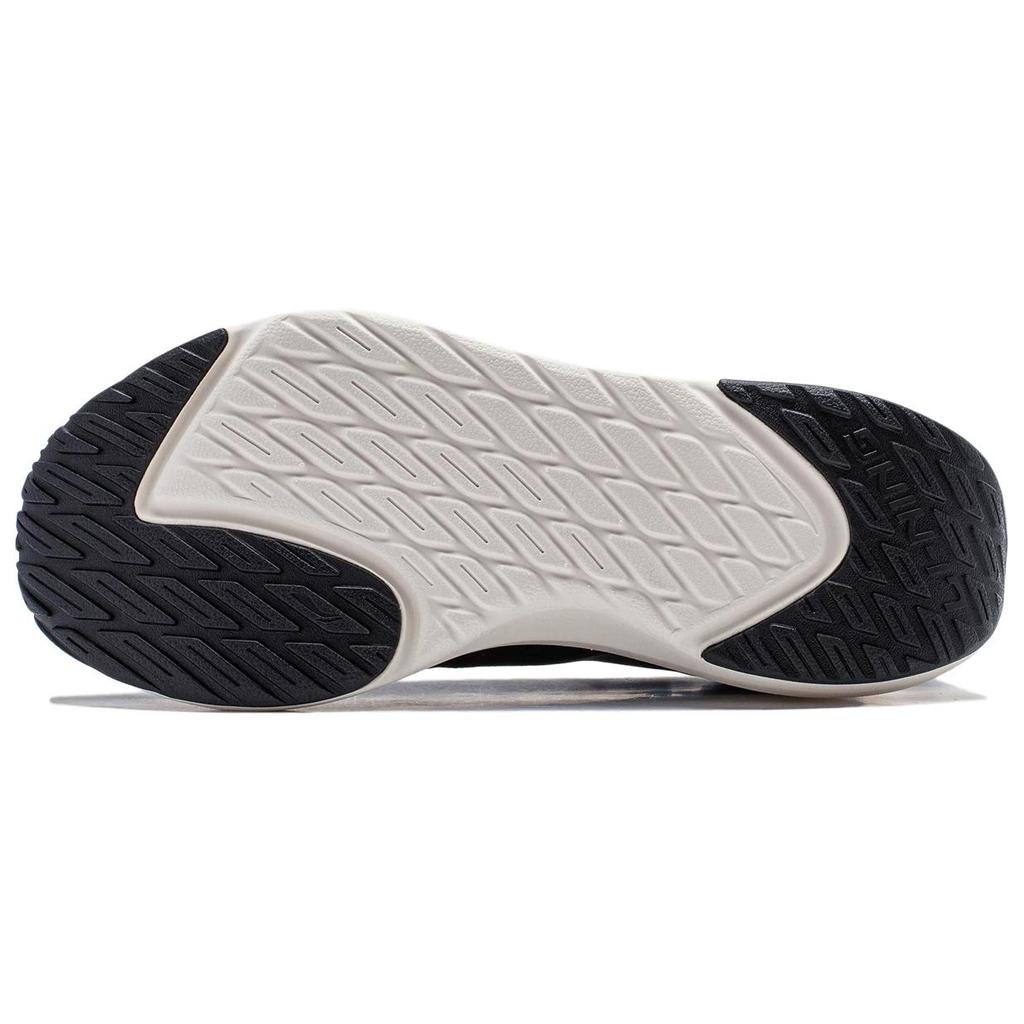 Li Ning Soft Element дышащая толстая подошва повседневная обувь мужские кроссовки черные AGLU011-3
