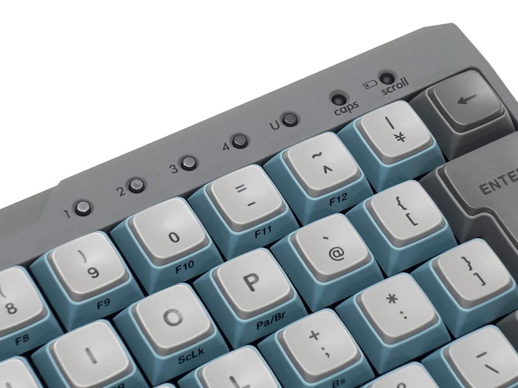 Клавиатура Diatec FILCO Majestouch MINILA-R Convertible с проволочным пуллером для клавиш, японская раскладка, бесшумные переключатели (розовый), Небесно-серый (FFBTR66MPS/NSG-AKP)