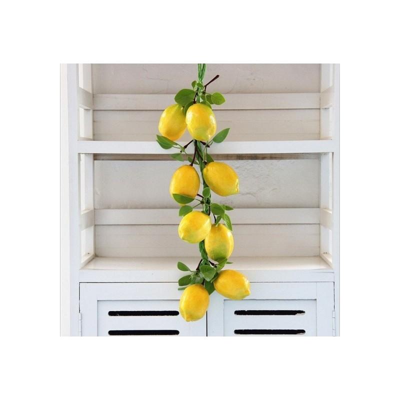 Fruit And Vegetable Decorative String Set For Restaurant Wall Decor With Colorful Artificial Veggies And Fruits