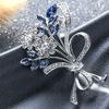 Brooch Flower Shape Universal Environmentally Friendly Materials Decorative Floral Brooch Pin for Gift