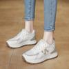 Мода 2024 новые Женские Повседневные Туфли Модные Дышащие Сетчатые Кроссовки на Плоской Подошве для Ходьбы