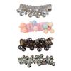 4Pcs Hair Rope Non-Damage Elastic Hair Ties Women Girls Reusable Non-Slip Bubble Braided Headband Hair Accessories