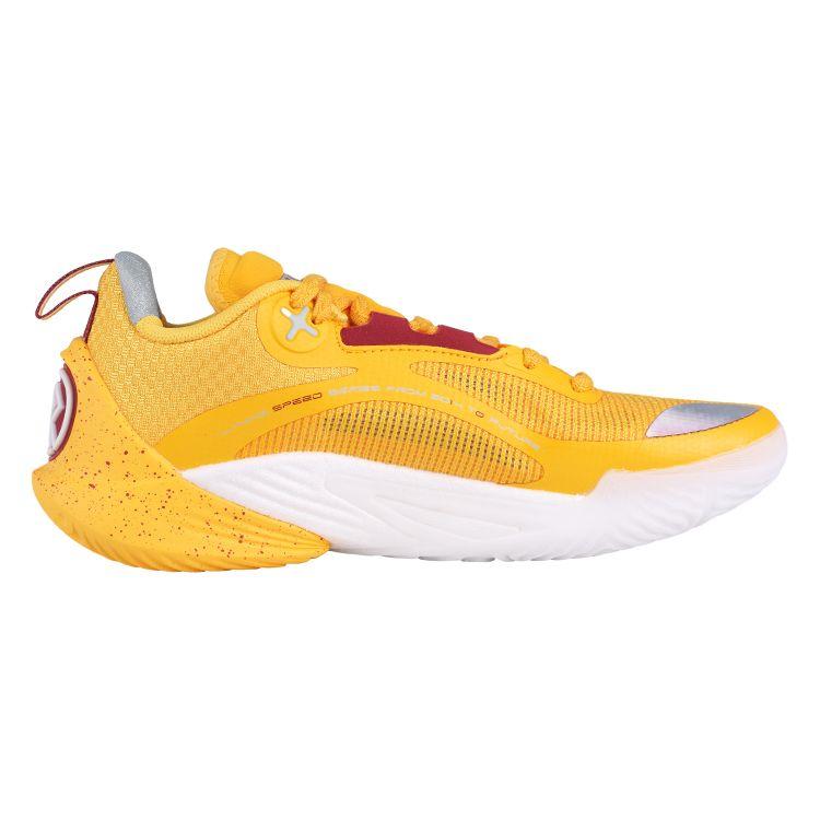 Баскетбольные кроссовки Li Ning Flash 10 CBA Shanxi Team Professional, мужские баскетбольные кроссовки, желтые ABAT085-13